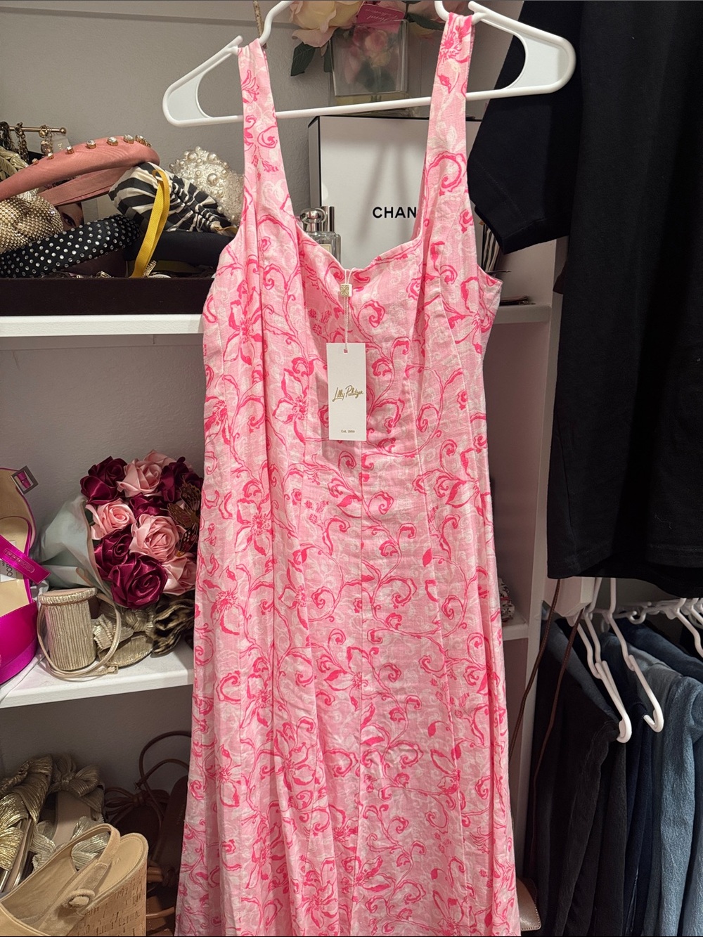 Lilly Pulitzer Women's Dresses Lilly Pulitzer Calina Linen Midi Dress - Picture 3 of 4